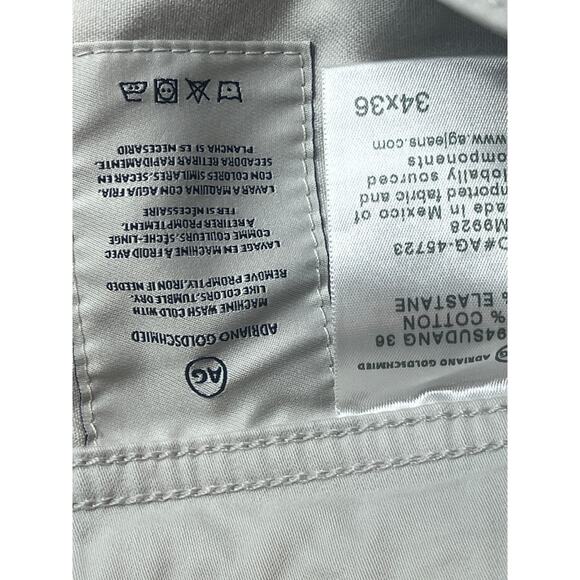 AG Adriano Goldschmied The Everett Pants Men 34x36 Slim Straight Chino - Picture 5 of 9